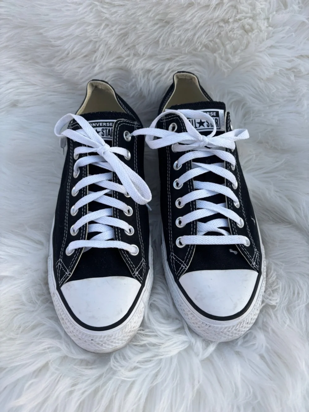 All Star Converse Black Low Top Sneakers - Picture 2 of 6